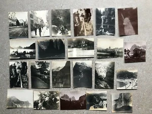 Vintage Photographs Lot x22 Eiger, Fiescherhorn, Wetterhorn, Alpnach 1902 - Picture 1 of 14