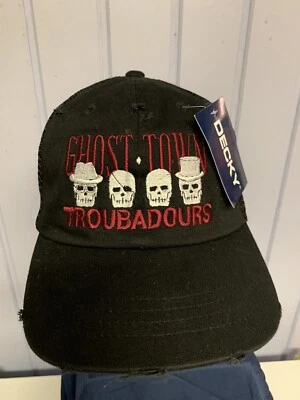 Ghost Town Troubadours Estilo Envejecido Gorra Calaveras Snapback Malla GTT NUEVO CON ETIQUETAS Foto 1 de 4