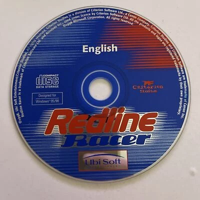 Redline Racer - PC 1998 Retro Criterion Windows Motorcycle Game - Image 1 of 2