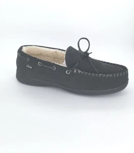 2013 Clarks Mens Moccasin Slippers Grey Size 11 M US - Picture 1 of 9