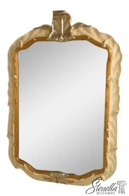 L40199: FRIEDMAN BROTHERS #6580 "Grenoble" Creme & Gold Decorator Mirror ~ NEW — 第 1/4 张图片