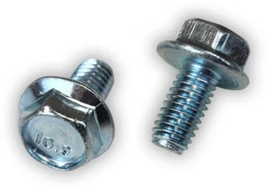 Tornillos métricos de cabeza de brida hexagonal de 6 mm x 12 mm (paquete de 100) - Imagen 1 de 1