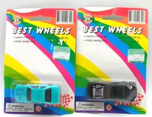 RAR Vintage J.E. Toys Best Wheels Die Cast Spielzeugautos 2er Set OVP - Bild 1 von 8