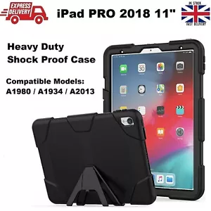 Custodia in gomma silicone militare resistente per iPad PRO 2018 11 pollici - Foto 1 di 9