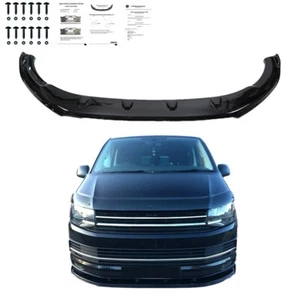 Labio delantero alerón delantero compatible con VW Transporter T6 2015 a 2019 con homologación - Imagen 1 de 9