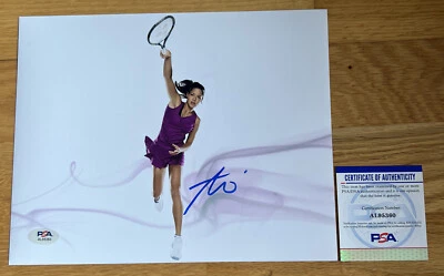 Редкая фотография Аны Иванович с автографом 8x10 с сертификатом подлинности PSA - Изображение 1 из 2