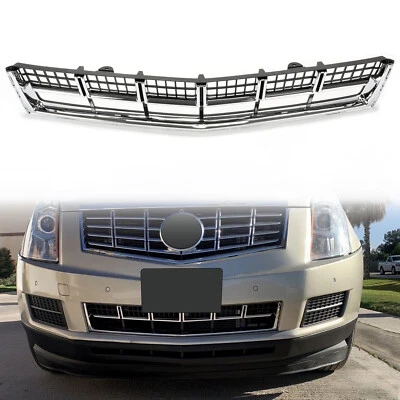 Parachoques delantero parrilla inferior carcasa cromada con inserto negro para Cadillac SRX 2013-2016 Foto 1 de 4