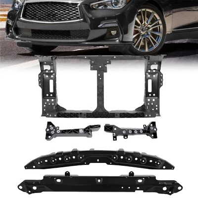 For INFINITI Q50 Q60 2014-2023 Radiator Core Support Bracket Upper Tie Bar Set - Image 1 of 4