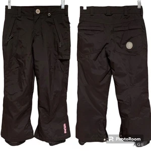 Burton Girl's Dryride Ski & Snowboarding Winter Snow Pants Black Size Girls M - Picture 1 of 13