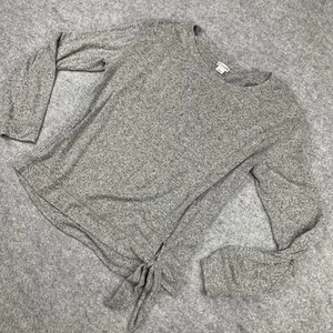 J by J Crew Damen grau ultraweich Tie Taille Strick Top Shirt L Large - Bild 1 von 8