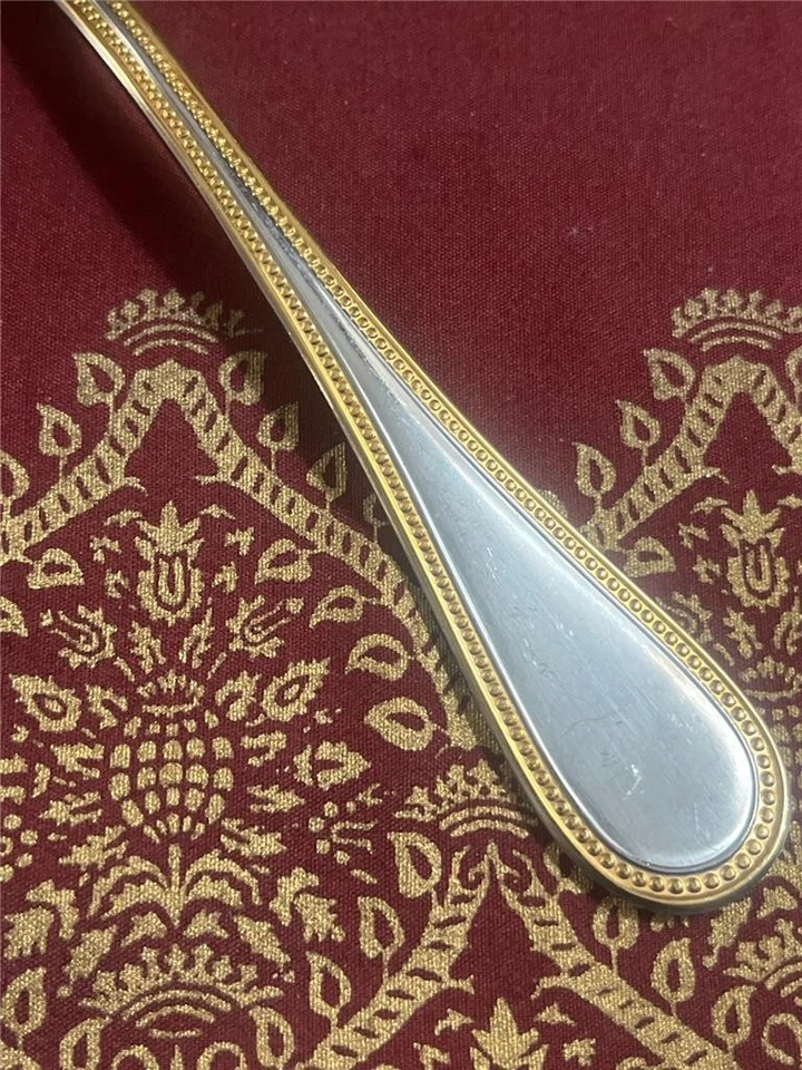 CHOOSE YOUR CHOICE - TOWLE Stainless Flatware BEADED ANTIQUE GOLD Germany - NICE - Image 1 of 1