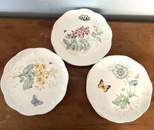 Lenox Schmetterlingswiese 9" Akzent Salat/Dessertteller, 3er Set - Bild 1 von 6