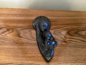 Madonna Mother & Child Sculpture Clay Art Oaxaca Mexico Pottery - Picture 1 of 4