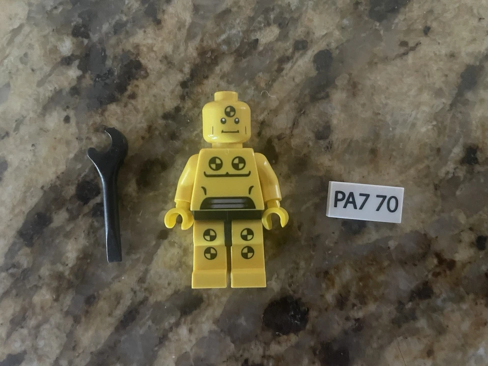 LEGO CMF Series 1 Crash Test Dummy COMPLETE - Image 1 of 1