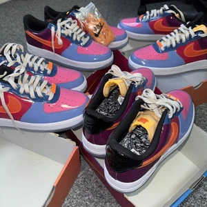Undefeated Air Force 1 Low Total Orange Size 9 - Picture 1 of 4