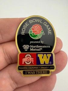 2019 ROSE BOWL Ohio State vs University Of Washington I Was There Pin - Picture 1 of 5