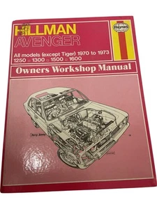 Hillman Avenger Owners Workshop Manual 1970-1973 Haynes - Picture 1 of 4
