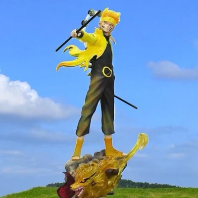 Naruto Six Paths Mode Statue – Naruto Figure Kurama Base-(30cm/12in) - Immagine 1 di 3