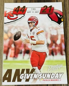 2023 Prestige Any Given Sunday #1 Patrick Mahomes II Kansas City Chiefs - Picture 1 of 2