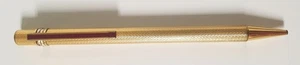 CARTIER PENNA A SFERA MODELLO TRINITY VERSIONE GOLD PLAQUE FERMAGLIO SMALTO - Imagen 1 de 3