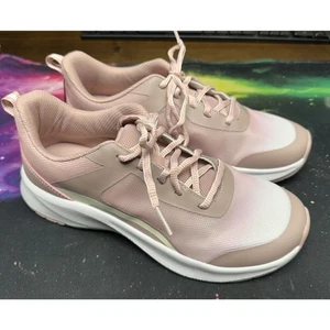 New Athletic Works Sneakers Womens Size 9 Wide Pink Lifestyle Jogger Memory Foam - Picture 1 of 5