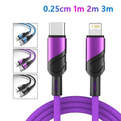 Cable Cargador Carga Rápida PD 27W USB C a iPhone 14 13 12 11 8 7 X XS XR Tipo C Foto 1 de 4