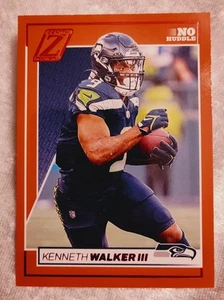 2024 Panini Zenith Kenneth Walker III No Huddle Red #91 Seattle Seahawks - Bild 1 von 2
