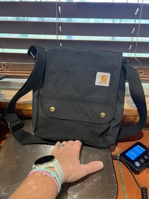 Carhartt Black Crossbody Snap Bag 9”x11”x2.5” Crossbody Bag - Image 1 of 4