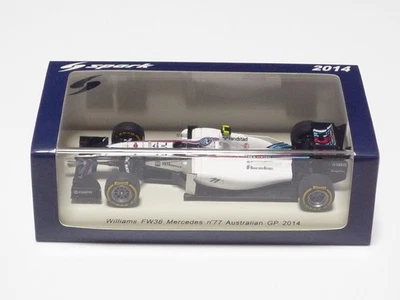 Spark 1:43 Williams FW36 #77 Australian GP 2014 Valtteri Bottas S3080 - Image 1 of 4
