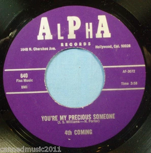 4th Coming w/Hank Porter: You're My Precious Someone / Strange Things [NEW] - Bild 1 von 2