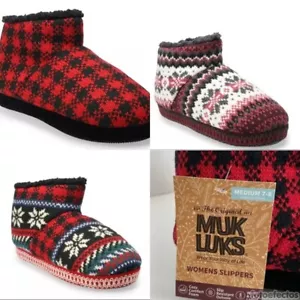 Women's Muk Lucks bootie slippers - Picture 1 of 8