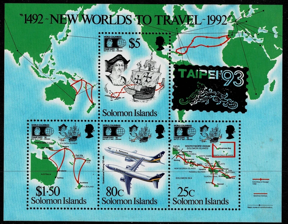 SOLOMON ISLANDS MINISHEET - 1993 TAIPEI '93 - SI 123 - Image 1 of 1