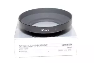 Hama 92155 28mm Weitwinkel Metall M55 Sonnenblende 55mm - lens hood (sehr gut) - Bild 1 von 3