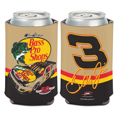 Dale Earnhardt Jr Bass Pro Shops #3 Can Hugger 12oz Cooler Cover