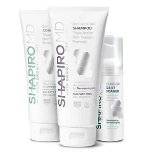 Shapiro MD Natural Hair Kit for Thicker, Fuller, Healthier Looking Hair - Inc... - Picture 1 of 6