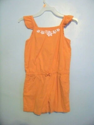 Gymboree Girls Orange Romper Size 5 EUC!!! - Image 1 of 2