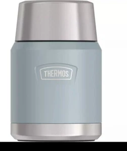 Thermos Icon 16oz Stainless Steel Food Storage Jar with Spoon - Glacier - Picture 1 of 10