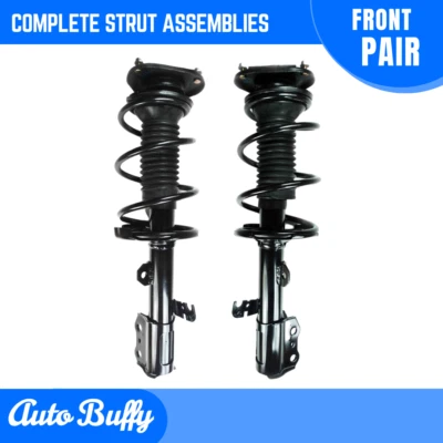 Conjunto completo de 2 pares delanteros de puntal y resorte helicoidal para Toyota Corolla 2003-2008 Foto 1 de 4