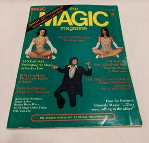 The Magic Magazine Vintage 1976 Amazing Randi Centerfold - David Copperfield - Picture 1 of 11