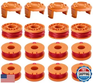 16 Pack Auto Feed Spool .065 10ft String Trimmer Spool Grass Line Compatible - Picture 1 of 5