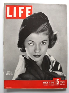 Life Magazine March 8, 1948 - Gaby's Weekend - Picture 1 of 3