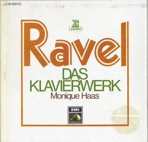 3LP Box RAVEL Complete Piano Work MONIQUE HAAS EMI/Erato C153-28321 1968 Rec NM- - Bild 1 von 3