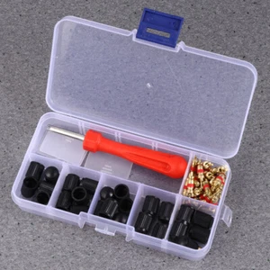 61 Pcs Valve Core Wrench Set Car Repairing Tools Tire Removal Kit for Stem - Picture 1 of 12