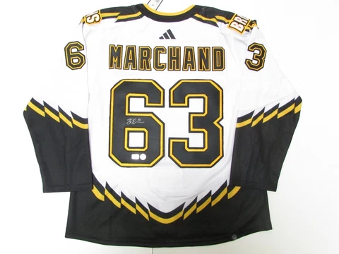 MARCHAND BOSTON BRUINS AUTOGRAPHED ADIDAS REVERSE RETRO 2.0 JERSEY SIZE 52 Cover