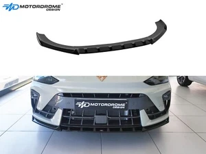DIVISOR DELANTERO PARA CUPRA LEON MK1 FACELIFT (2024-) ABS NEGRO BRILLANTE - Imagen 1 de 6