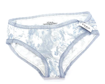 Soma Intimates Cotton Modal Hipster ~Marble Dreams M Pearl Blu~ Size: L [NWT] - Image 1 of 3