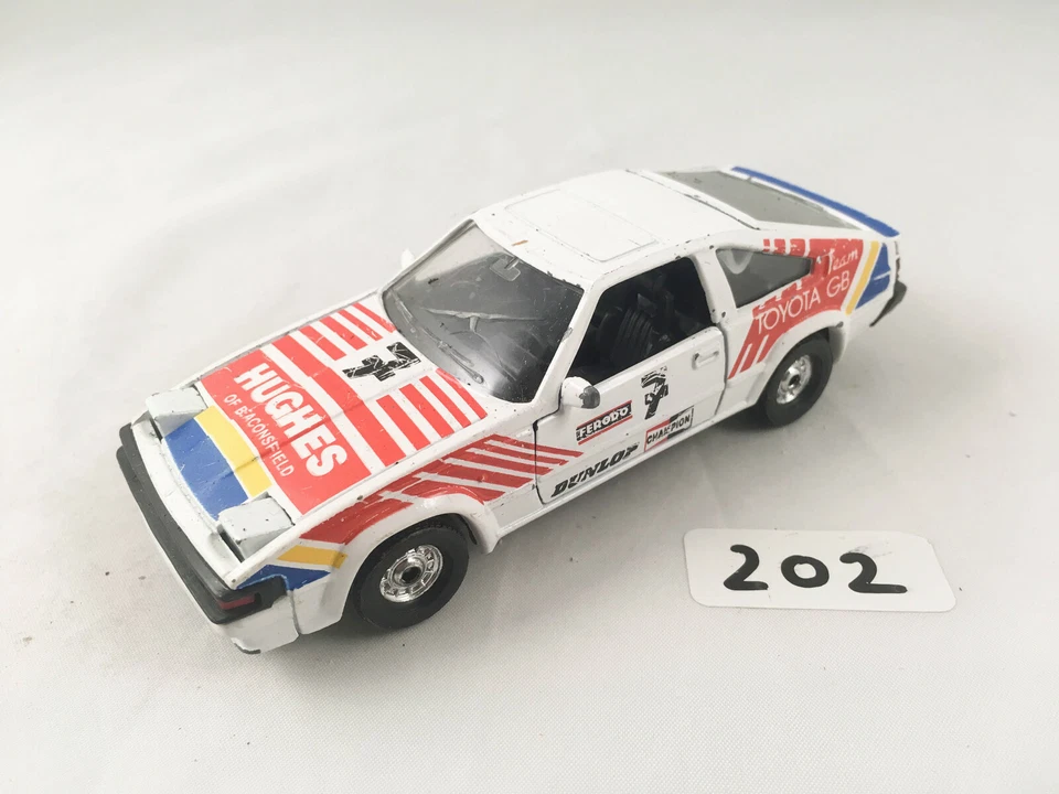 MUY RARO CORGI TOYOTA CELICA SUPRA COCHE DE RALLY HUGHES BEACONSFIELD DIECAST Foto 1 de 4