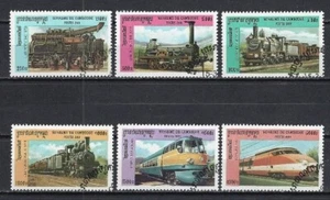 Züge Kambodscha 2000 (45) Yvert Nr. 1782 G bis 1782 M gestempelt used - Bild 1 von 1
