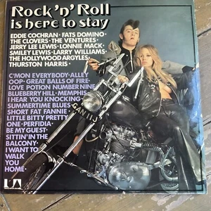 Rock 'N' Roll Is Here To Stay/UA ENHANCED STEREO NM/EX Poly Album Sleeve - Picture 1 of 4