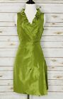 J Crew Dress Size 6 Petite Silk Green Dress